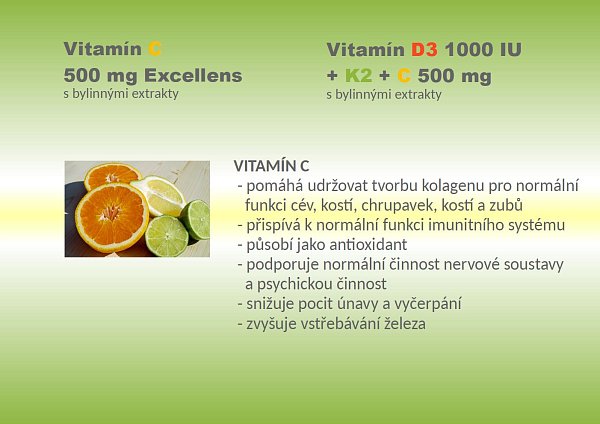 OKG Vitamín C Excellens 500 mg 60 ks